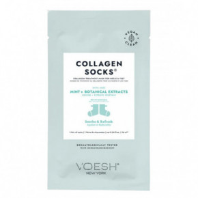 VOESH Collagen Socks Peppermint Jalamask piparmündiga 1 pair