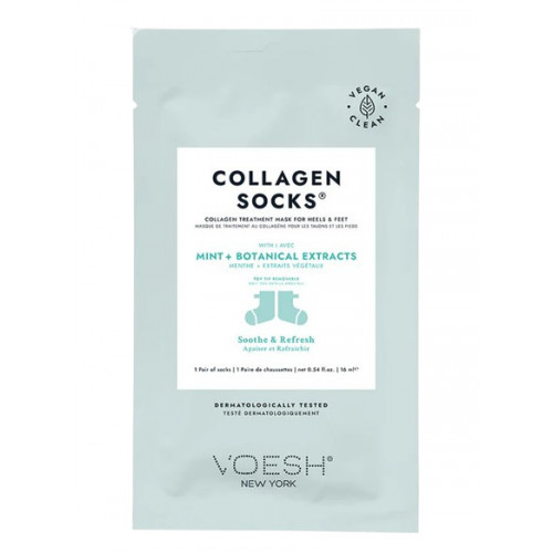 VOESH Collagen Socks Peppermint Kaukė pėdoms su pipirmėte 1 pora