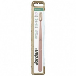 Jordan Green Clean Ultrasoft Toothbrush Ypač minkštas dantų šepetėlis Pink