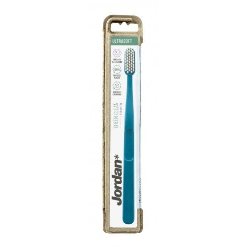 Jordan Green Clean Ultrasoft Toothbrush Ypač minkštas dantų šepetėlis Pink