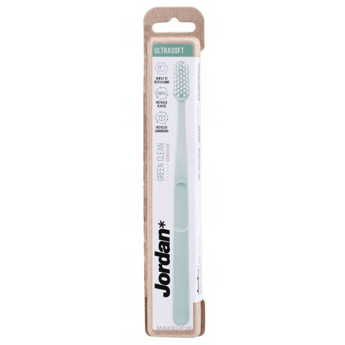 Jordan Green Clean Ultrasoft Toothbrush Ypač minkštas dantų šepetėlis Pink
