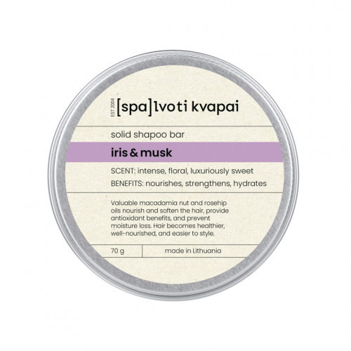 Spalvoti Kvapai Solid Shampoo Bar Maitinamasis kietasis šampūnas 70g