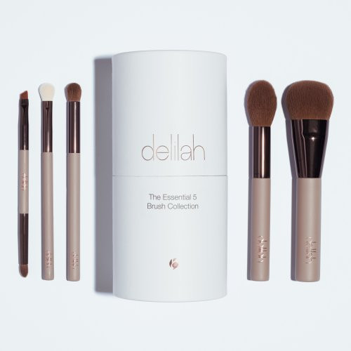 Delilah The Essential 5 Brush Collection Makiažo šepetėliai Rinkinys