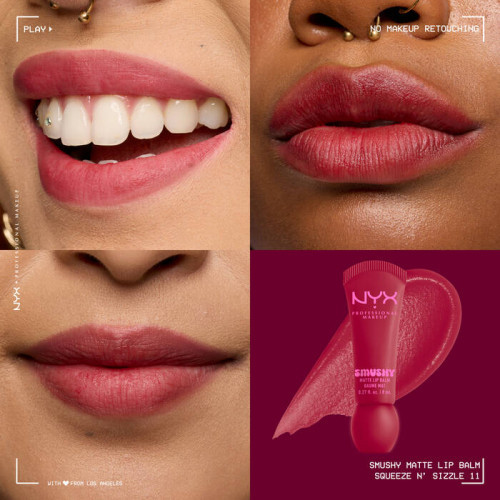 NYX Professional Makeup Smushy Matte Lip Balm Lūpų balzamas su spalva 8ml