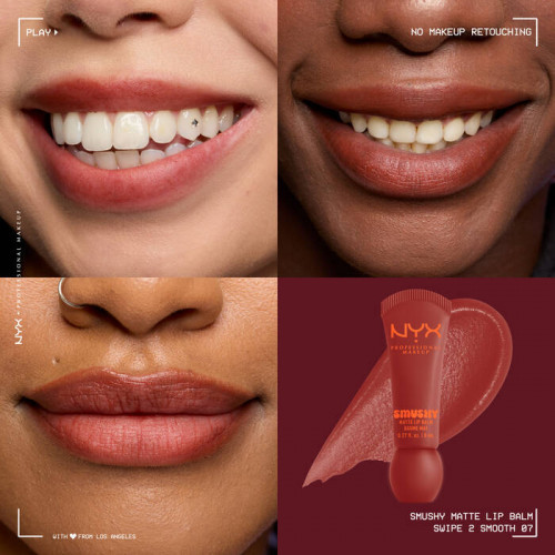 NYX Professional Makeup Smushy Matte Lip Balm Lūpų balzamas su spalva 8ml