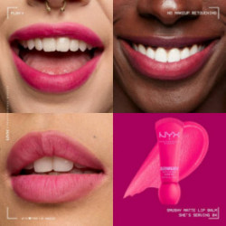 NYX Professional Makeup Smushy Matte Lip Balm Lūpų balzamas su spalva 8ml
