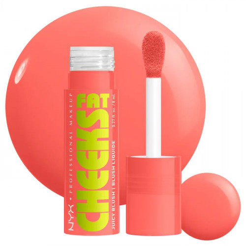 NYX Professional Makeup Fat Cheeks Juicy Liquid Blush Skysti skaistalai 8ml