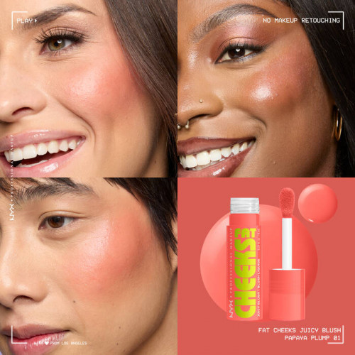 NYX Professional Makeup Fat Cheeks Juicy Liquid Blush Skysti skaistalai 8ml
