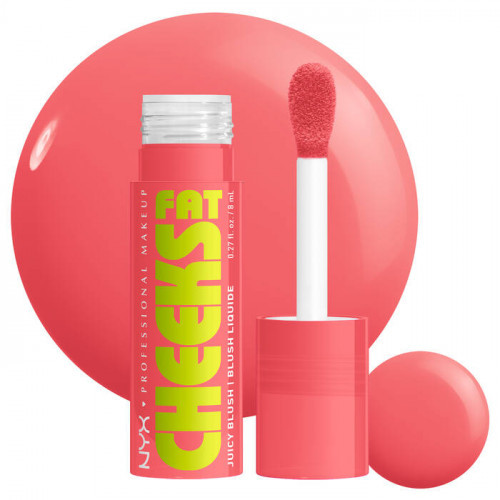 NYX Professional Makeup Fat Cheeks Juicy Liquid Blush Skysti skaistalai 8ml