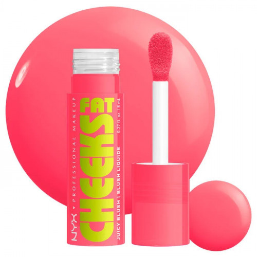 NYX Professional Makeup Fat Cheeks Juicy Liquid Blush Skysti skaistalai 8ml
