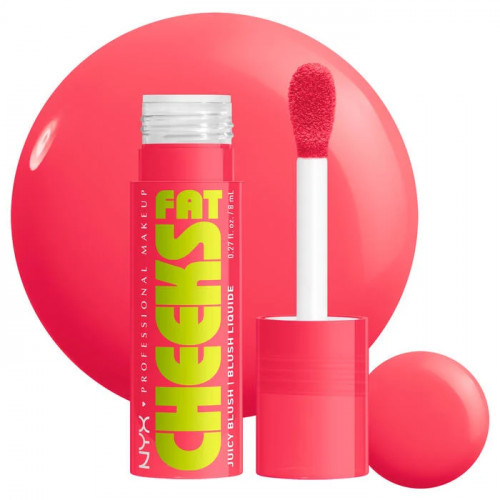 NYX Professional Makeup Fat Cheeks Juicy Liquid Blush Skysti skaistalai 8ml