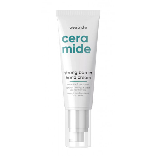 Alessandro Ceramide Strong Barrier Hand Cream Rankų kremas su keramidais ir pantenoliu 50ml