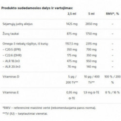Ecosh Kakė Makė Omega-3 Žuvų taukai su Camelina sativa aliejumi 150ml