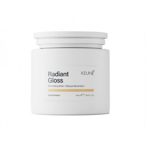 Keune Radiant Gloss Illuminating Mask Žvilgesio suteikiantis plaukų kaukė 250ml