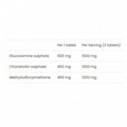 VPLab Nutrition UltraVit Glucosamine Chondroitin MSM Maisto papildas 90 kapsulių