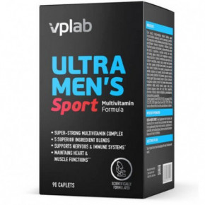 VPLab Nutrition Ultra Men`s Sport Multivitamiinikompleks meestele 90 kapslit