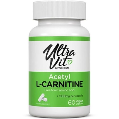 VPLab Nutrition Nutrition UltraVit Acetyl-L-Carnitine Maisto papildas gerinantis medžiagų apykaitą 60 kapsulių