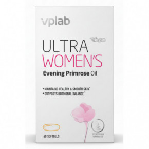 VPLab Nutrition Ultra Women's Evening Primrose Oil Naktssveces eļļa 60 kapsulas