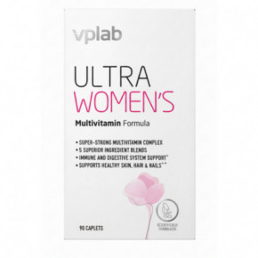 VPLab Nutrition Ultra Women's Multivitamin Formula Multivitamīni sievietēm mīkstajās kapsulās 90 kapsulas
