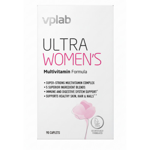 VPLab Nutrition Ultra Women's Multivitamin Formula Multivitaminai moterims minštose kapsulėse 90 kapsulių