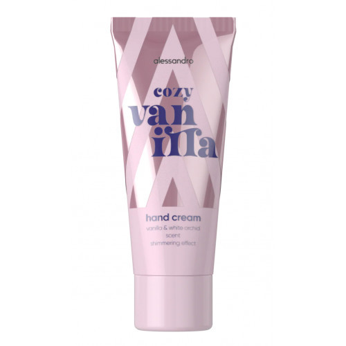 Alessandro Cozy Hand Cream With Shimmering Effect Drėkinantis rankų kremas suteikiantis švytėjimą 20ml