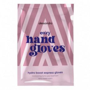 Alessandro Cozy Hydro Boost Express Hand Gloves Momentinė rankų kaukė su hialuronu ir niacinamidu 1 pora