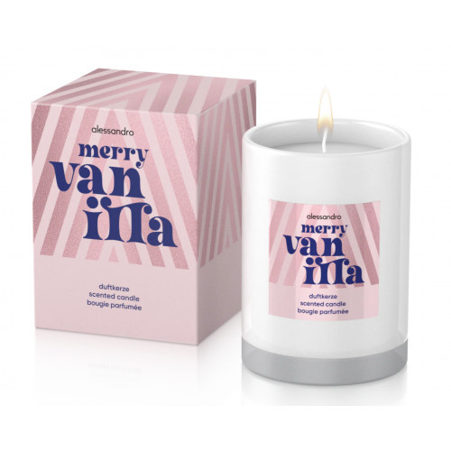 Alessandro Cozy Vanilla Candle Kvapni žvakė 1 vnt.