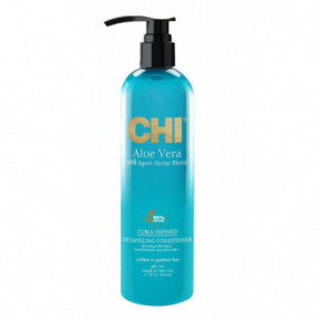CHI Curls Defined Detangling Conditioner Išryškinantis garbanas kondicionierius su alavijais ir agavų sultimis 340ml