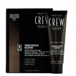 American Crew Precision Blend Medium Plaukų dažymo sistema vyrams 3x40ml