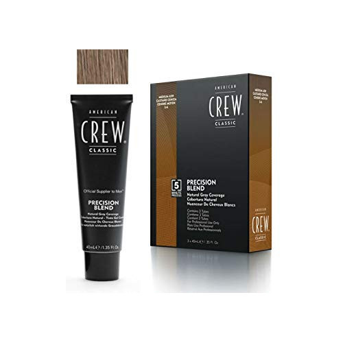 American Crew Precision Blend Medium Plaukų dažymo sistema vyrams 3x40ml
