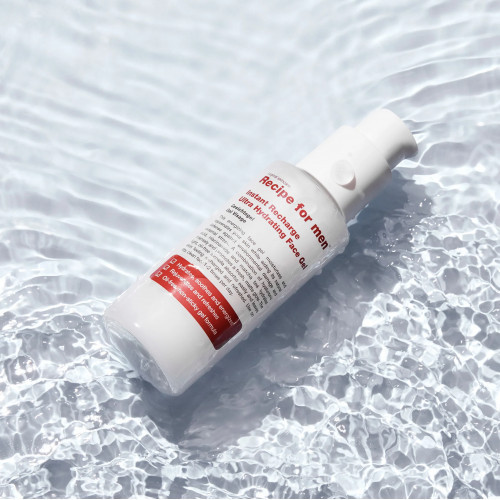Recipe For Men Instant Recharge Ultra Hydrating Face Gel Drėkinamasis veido gelis 75ml