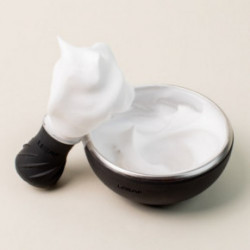 Leaf Shave Shave Bowl & Brush Skutimosi dubuo ir šepetėlis Black
