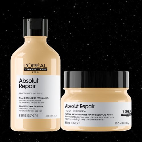 L'Oréal Professionnel Meteora Absolut Repair Duo Atkuriamasis plaukų priežiūros rinkinys