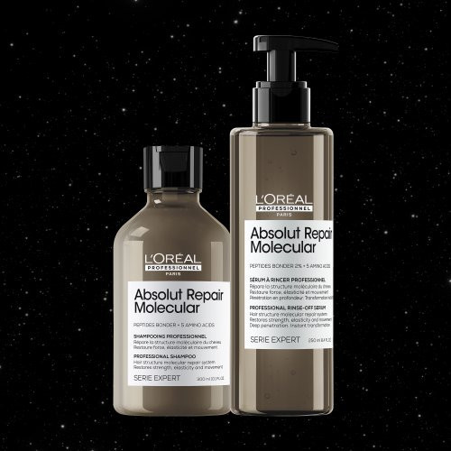 L'Oréal Professionnel Meteora Absolut Repair Molecular DUO Plauko struktūrą atstatančių priemonių rinkinys