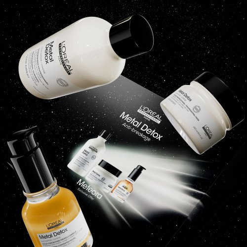 L'Oréal Professionnel Meteora Metal Detox TRIO Rinkinys visų tipų plaukams