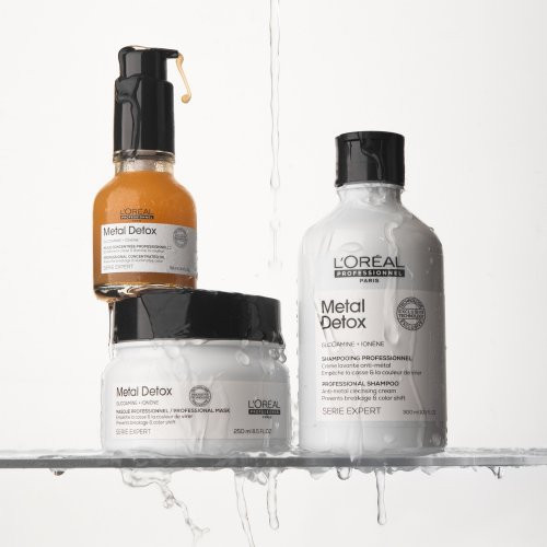 L'Oréal Professionnel Meteora Metal Detox TRIO Rinkinys visų tipų plaukams