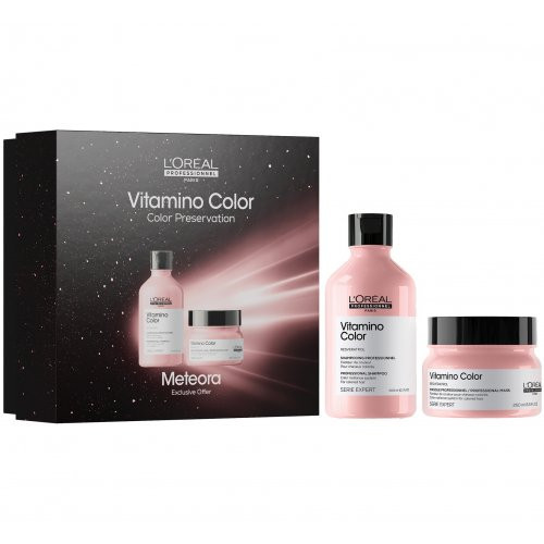 L'Oréal Professionnel Meteora Vitamino Color DUO Dažytų plaukų priežiūros rinkinys