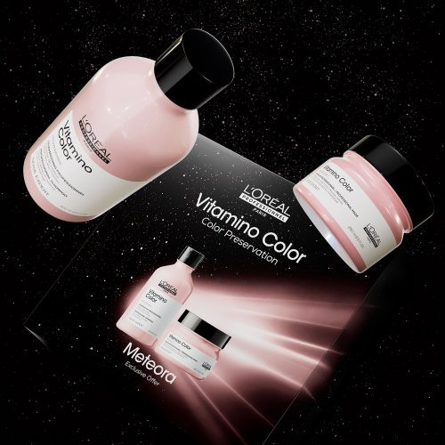 L'Oréal Professionnel Meteora Vitamino Color DUO Dažytų plaukų priežiūros rinkinys