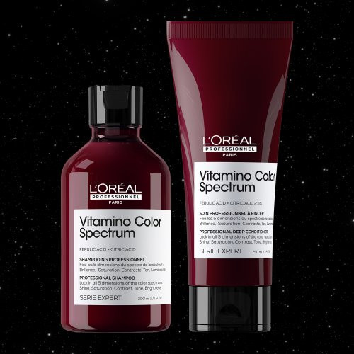 L'Oréal Professionnel Meteora Vitamino Color Spectrum DUO Dažytų plaukų priežiūros rinkinys