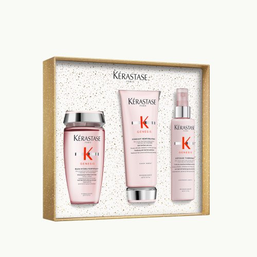Kérastase Genesis Holiday Gift Set 2025 Plaukus stiprinantis rinkinys nuo plaukų lūžinėjimo
