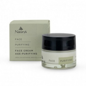 Naturys Face Cream Age-Purifying Valomasis kremas prieš odos senėjimą 50ml