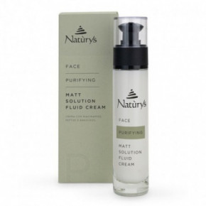 Naturys Face Purifying Matt Solution Fluid Cream Matinio poveikio kremas 50ml