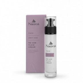 Naturys No Age Light Cream Lengvas fluidinis kremas prieš odos senėjimą 50ml