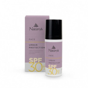 Naturys Face Anti-Age Urban Protection Cream SPF30 Dieninis kremas su niacinamidu, nasturtėmis ir SPF30 50ml