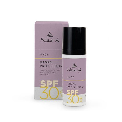 Naturys Face Anti-Age Urban Protection Cream SPF30 Dieninis kremas su niacinamidu, nasturtėmis ir SPF30 50ml