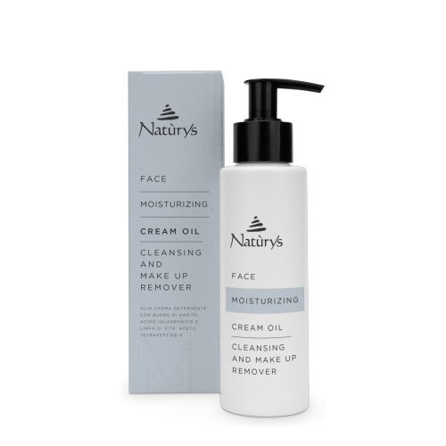 Naturys Face Moisturizing Cream Oil Cleansing And Make Up Remover Švelnus kreminis prausiklis 150ml