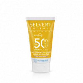 Selvert Thermal Age Prevent Gel-Cream with Colour SPF50 Apsauginis kremas-gelis veidui SPF50 su spalva 50ml