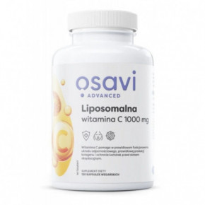 Osavi Liposomal Vitamin C 1000 mg Liposomaalne C-vitamiin 60 kapslit
