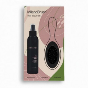 MilanoBrush Heat Beauty Set Rinkinys - apsauga nuo karščio Spring Mood