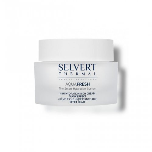 Selvert Thermal 48h Hydration Rich Cream Glow Effect Drėkinamasis kremas 50ml